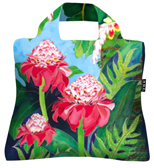 Reusable Tote Bag - Haiku Rainforest