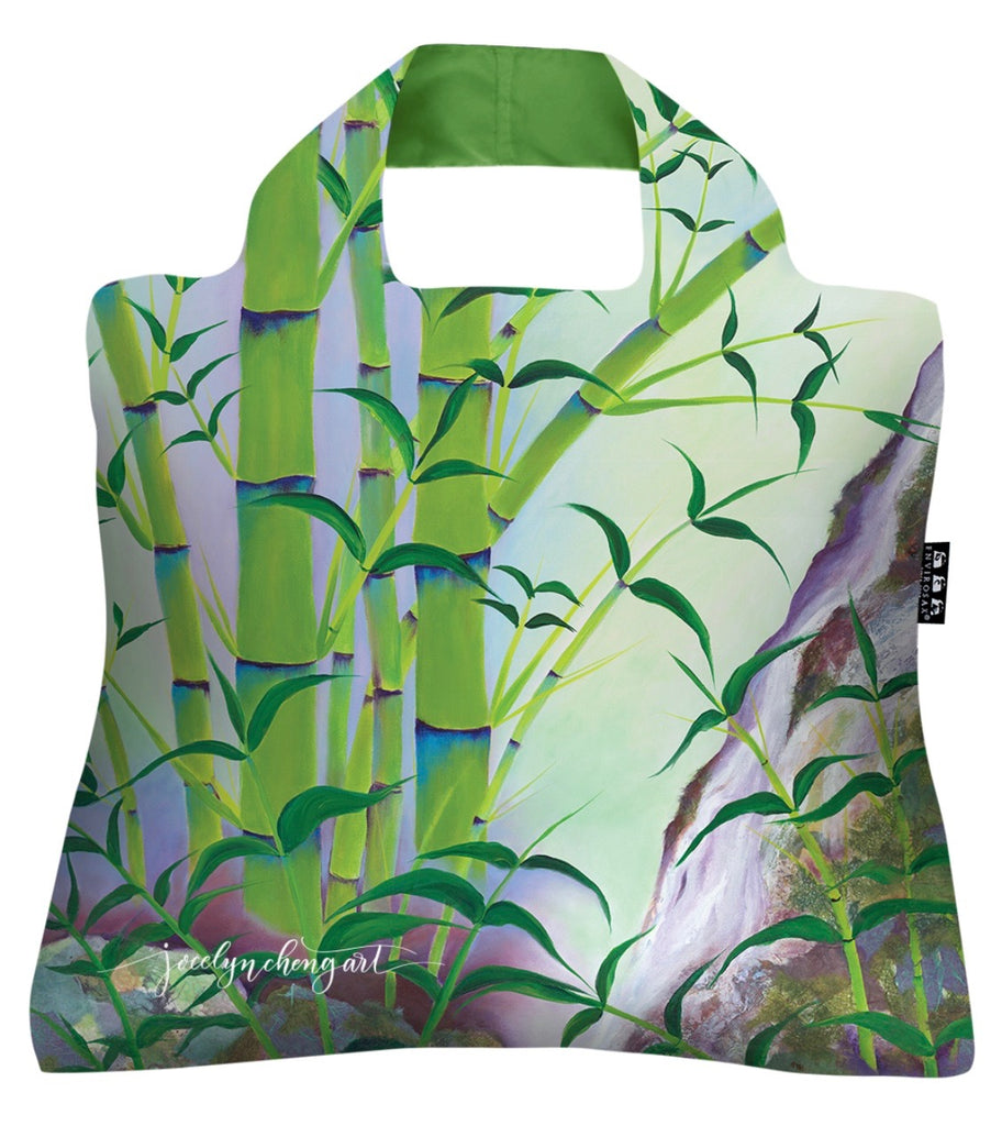 Reusable Tote Bag - Mystic Bamboo Design