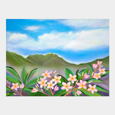 Pink Plumeria Nuuanu